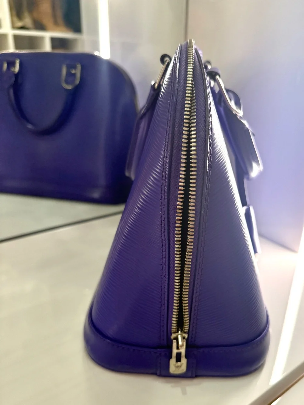 Louis Vuitton Alma PM Epi Leather in Purple